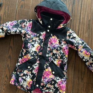 Girls Burton Ski Jacket, Sz Small